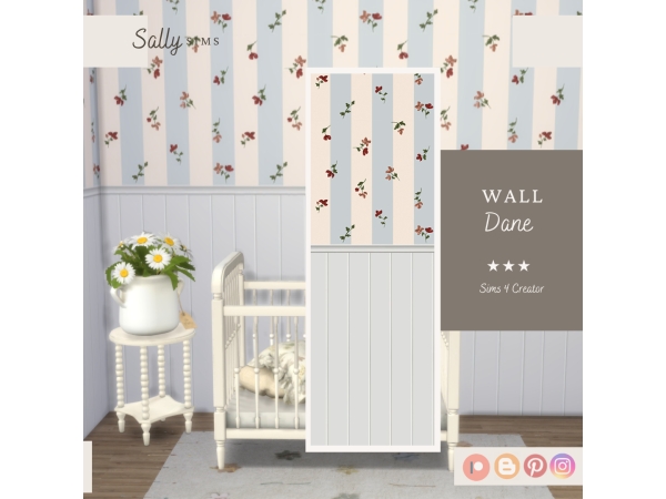 Alpha Wall DANE - The Sims 4 custom content