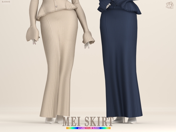 Mix Mei Cozy Skirt brsims - The Sims 4 custom content
