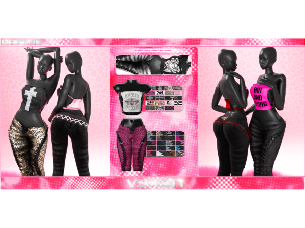 Mix vyxen. daphne - The Sims 4 custom content