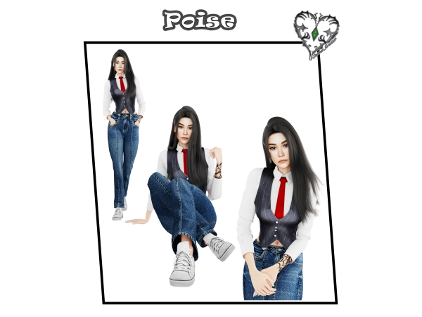 Mix Poise - The Sims 4 custom content