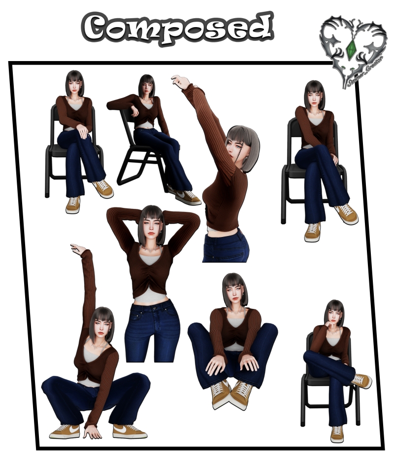 Mix Composed by simmer_creator - The Sims 4 custom content