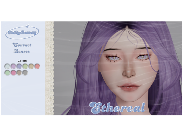 Alpha Ethereal Contacts - The Sims 4 custom content