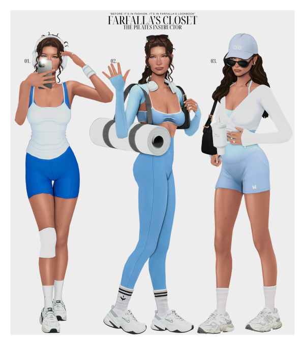 Mix “THE PILATES INSTRUCTOR” ™ by simsfinds - The Sims 4 custom content