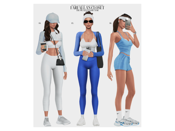 Mix “THE PILATES INSTRUCTOR” ™ by farfallasims - The Sims 4 custom content