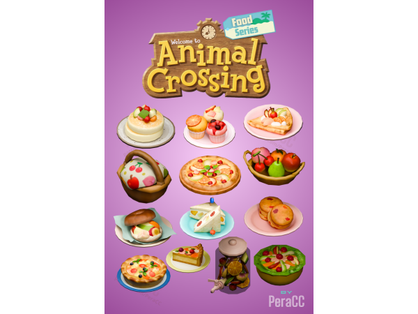 Maxis Match Food Series - The Sims 4 custom content